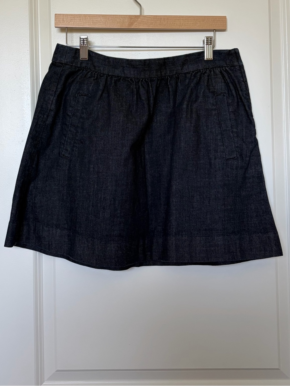 J.Crew Dark Denim Mini Skirt - Picture 3 of 7